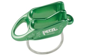 Image of Petzl Reverso Belay Device, Green, D017AA01