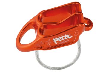Image of Petzl Reverso Belay Device, Red/Orange, D017AA02