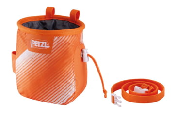 Image of Petzl Saka Chalk Bag, Orange/White, S039BB03