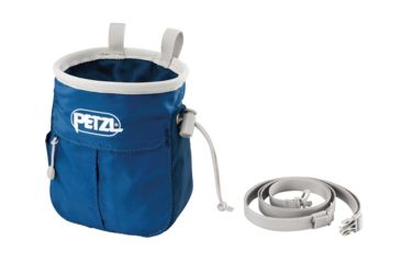 Image of Petzl SAKAPOCHE Ergonomically Shaped Chalk Bag w/Pocket,Blue S40AB
