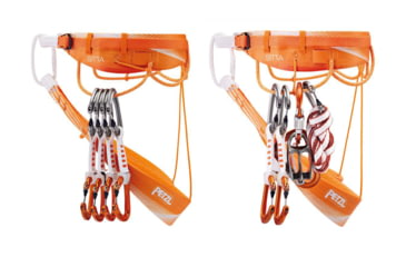Image of Petzl Sitta Climbing Harness, Orange, Small, C011AA01