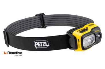 Image of Petzl Swift RL PRO Headlamp, 1100 Lumens, Black/Yellow, E810AB00