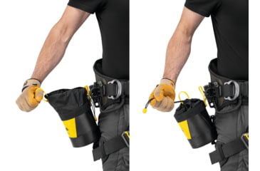 Image of Petzl Tool Bag 1.5 Liter, Black/Yellow, 1.5 Liter, S047BA00