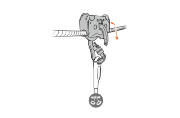 Image of Petzl Trac Guide Trolley, 1 Pack, P024AB00