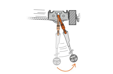 Image of Petzl Trac Guide Trolley, 1 Pack, P024AB00