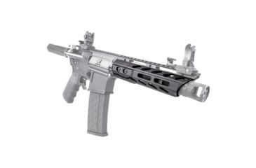 Image of Phase 5 Weapon Systems Inc 7.5 Inch Lo-Pro Slope Nose Free Float MLOK Rail, Steel Barrel Nut and Mounting Hardware Included, Black, 7.5 Inch, PH5LPSN75MLOK