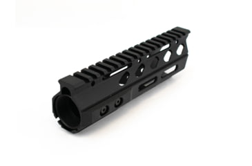 Image of Phase 5 Weapon Systems Inc 7.5 Inch Lo-Pro Slope Nose Free Float MLOK Rail, Steel Barrel Nut and Mounting Hardware Included, Black, 7.5 Inch, PH5LPSN75MLOK