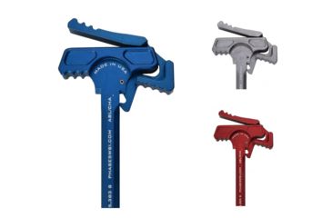Image of Phase 5 Weapon Systems Inc Ambi-Battle Latch/Charging Handle Assembly .308 CAL, Blue, Grey, Red