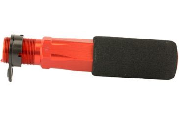 Image of Phase 5 Weapon Systems Inc AR-15 Pistol Hex-2 End Plate Foam Pad Buffer Tube, Includes Castle Nut, Gray, PH5HEX-2-GREY