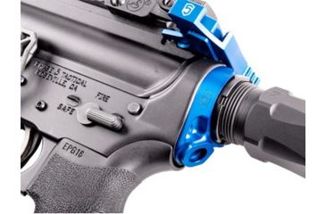 Image of Phase 5 Weapon Systems Inc Sloped Quick Disconnect End Plate, Blue, Small, SQD-EP-BLUE