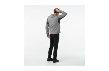Image of Smartwool PhD Ultra Light Sport Hoody Mens, Light Gray, M, SW016069039-M