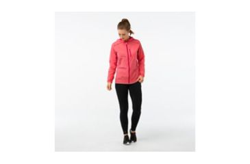 Image of Smartwool PhD Ultra Light Sport Jacket Womens, Bright Coral, L, SW016031494-L