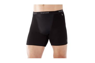Image of Smartwool PhD Wind Boxer Brief-Men's, Black, Extra Large, SW014017001-XXL