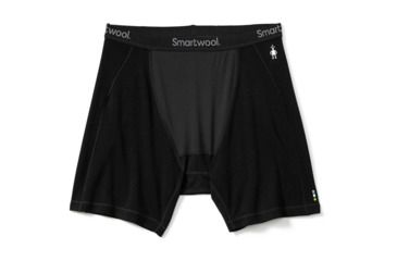 Image of Smartwool PhD Wind Boxer Brief-Men's, Black, Extra Large, SW014017001-XXL