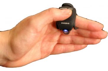 Image of Phoebus Tactical ML-1 LED Mission Light Finger Flashlight, Black, Small ML-1/BLK