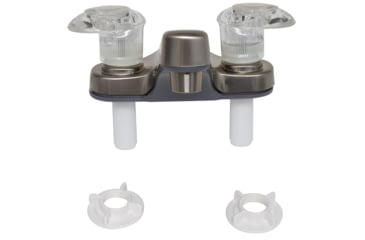 Image of Phoenix Faucets By Valterra Catalina Two Handle 4 Bathroom Faucet With 2 Spout, Brushed Nickel, PF222401