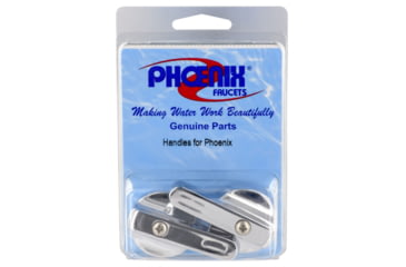 Image of Phoenix Faucets By Valterra Replacement Metal Lever Handles - Chrome, Pair, PF287006