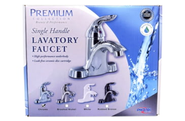 Image of Phoenix Faucets By Valterra Single Handle 4 Hybrid Tall Bathroom Faucet Chrome, Tall, PF232323