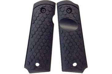 Image of Phoenix Technology 1911 Grip Panel, Honeycomb, Black, GRIP1911H-B