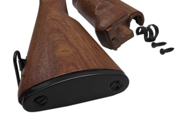 Image of Pioneer Arms Polish AKM Wood Butt Fixed AK Stock and Upper Lower Handguard w/Stock Screws