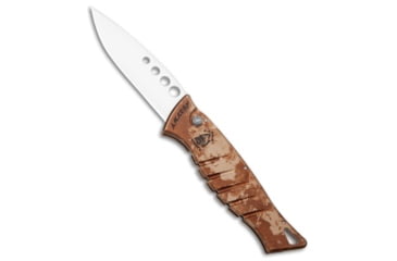 Image of Piranha Piranha Amazon Automatic Knife Desert Camo Aluminum 3.45" Polished Plain, Tan, 154CM, adult, BHQ-17009
