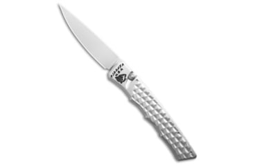 Image of Piranha Piranha Crossfire Automatic Knife Silver Aluminum 3.1" Mirror P-23S, Silver, 154CM, adult, BHQ-208142