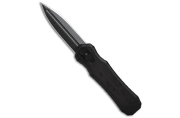 Image of Piranha Piranha Excalibur OTF Knife Tactical Double Action Automatic 3.2" Black, Black, 154CM, adult, BHQ-1084