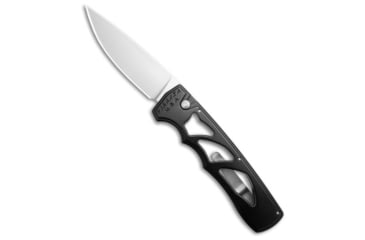 Image of Piranha Piranha MagnaRaptor Automatic Knife Black Aluminum 3.4" Satin, Black, CPM MagnaCut, adult, BHQ-217566