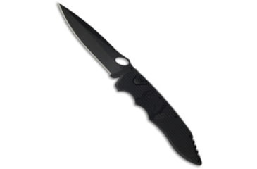 Image of Piranha Piranha Mini Predator Black Tactical Automatic Knife 3.5" Black, Black, CPM S30V, adult, BHQ-14250