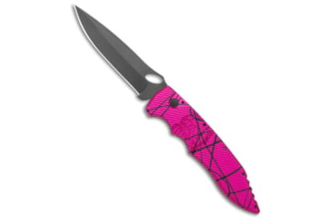 Image of Piranha Piranha Mini Predator Purple/Black Tactical Automatic Knife 3.5" Black, Purple, CPM S30V, adult, BHQ-139751