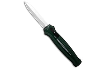 Image of Piranha Piranha Rated-X D/A Dagger OTF Automatic Knife Green 3.5" Mirror, Green, 154CM, adult, BHQ-181783