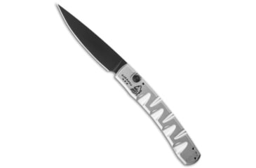 Image of Piranha Piranha Virus Automatic Knife Silver Tactical 3.25" Black, Gray, CPM S30V, adult, BHQ-28578