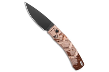 Image of Piranha Piranha X Automatic Tactical Knife Desert Camo Aluminum 3.3" Black 154CM, Brown/Tan, 154CM, adult, BHQ-26285