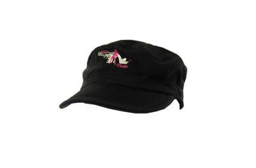 Image of Pistols and Pumps Black Military-Style Cap w/ Logo 79248