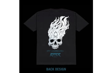 Image of Pit Command FLAMING SKULL T-SHIRT - RIPPER SERIES 2023, reaper-t-shirt-ripper-series-2023