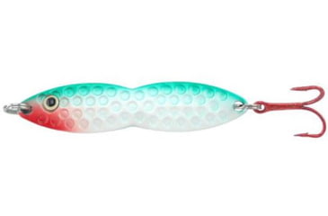 Image of PK Lures Flutter Fish Spoon 1/4 oz., Green Pearl Glow, FF1GPG