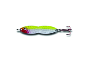 Image of PK Lures Flutter Fish Spoon 3/8 oz., Pearl Chartreuse, FF2PCH