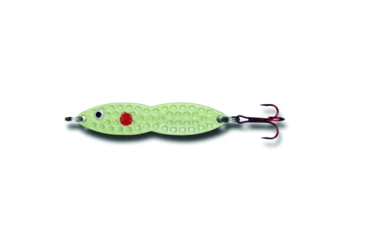 Image of PK Lures Flutter Fish Spoon 3/8 oz., Red Dot Glow, FF2RDG