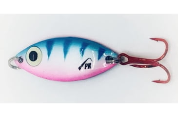 Image of PK Lures PK Spoon, 3/8 oz. Blue Pearl Glow, PK2BPG