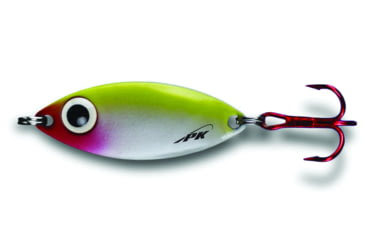 Image of PK Lures PK Spoon, 1/4 oz. Pearl Chartreuse, PK6PCH