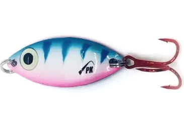 Image of PK Lures PK Spoon, 1/8 oz. Blue Pearl Glow, PK1BPG
