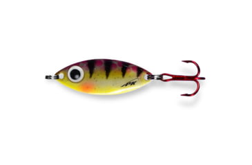 Image of PK Lures PK Spoon, 1/8 oz. Red Tiger Glow, PK1RTG