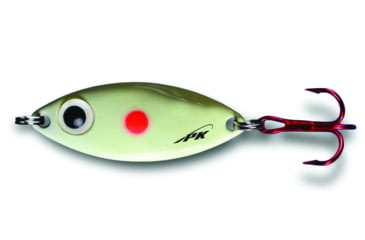 Image of PK Lures PK Spoon, 3/8 oz. Red Dot Glow, PK2RDG