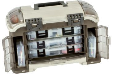 Image of Plano Guide Series Angled Tackle System w/ StowAway Boxes, Sandstone, 3600, PMC767000