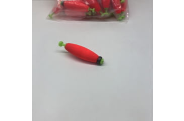 Image of Plastilite Cigar Snap-On Foam Float, 2in, Weighted,Red, 50 Per Bag, 50SC200WR