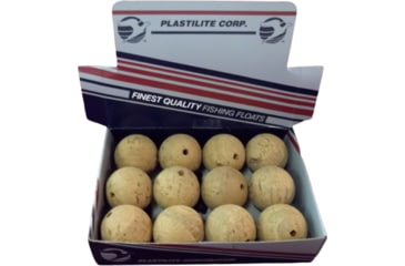 Image of Plastilite Round Gen. Cork Ball Float,1 1/2in, 12 per Box, CB5