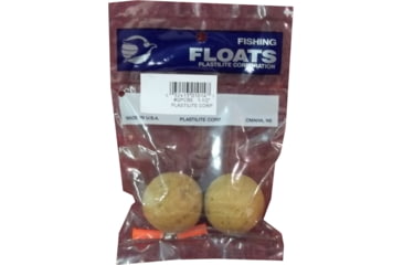 Image of Plastilite Round Gen. Cork Ball Float,1in, 3Pk,Pegable, QPCB3