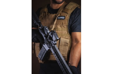 Image of Tactical Officer With Plate Carrier &amp; AR