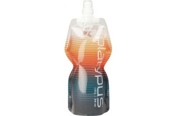 Image of SoftBottle-1L-Closure Cap-Stripe Red