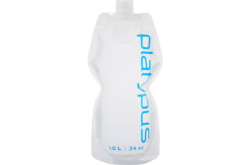 Image of Platypus SoftBottle w/Closure Cap, Logo Blue, 1 L, 11530